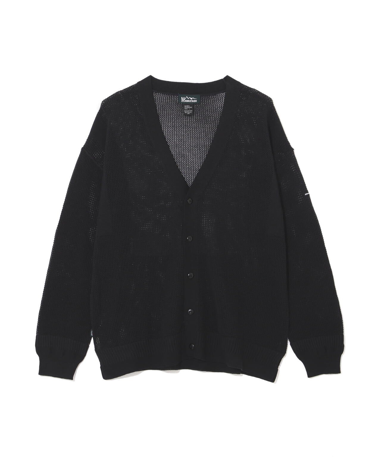 MANASTASH/マナスタッシュ/HEMP MESH CARDIGAN