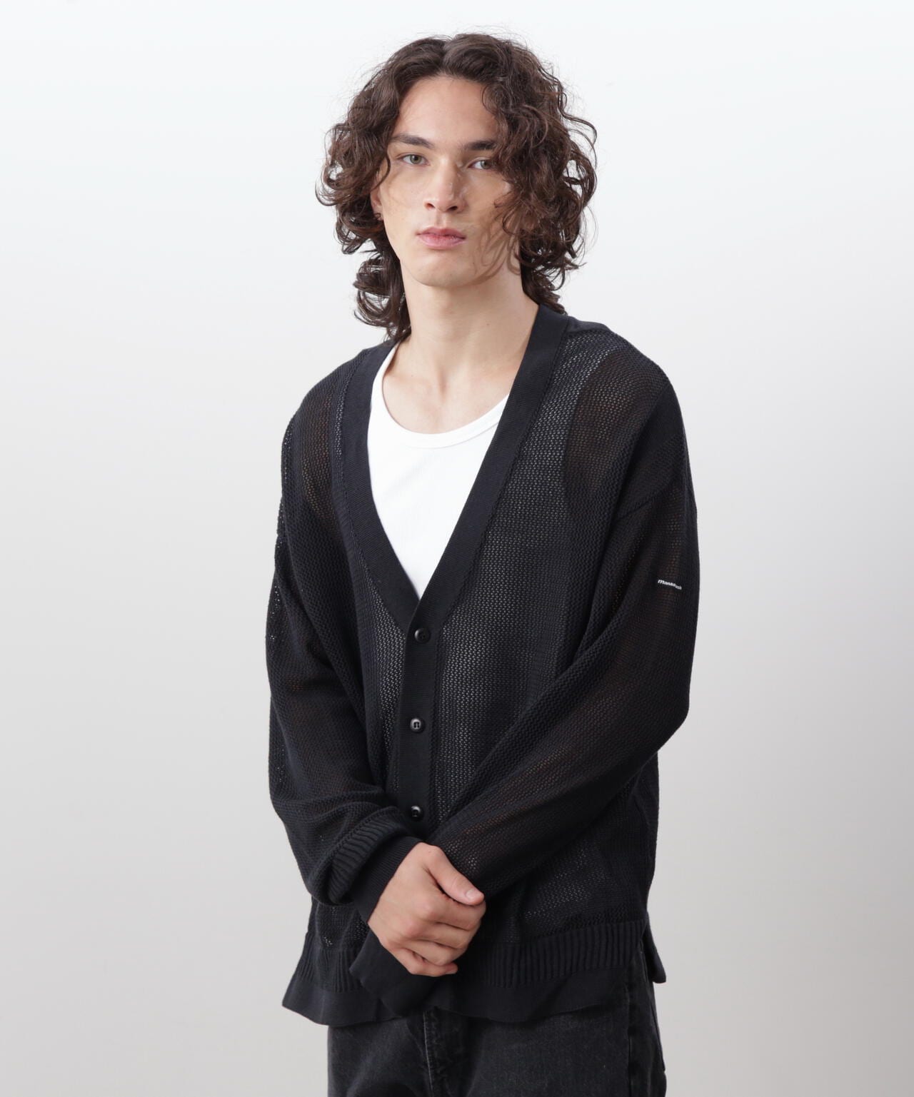 MANASTASH/マナスタッシュ/HEMP MESH CARDIGAN