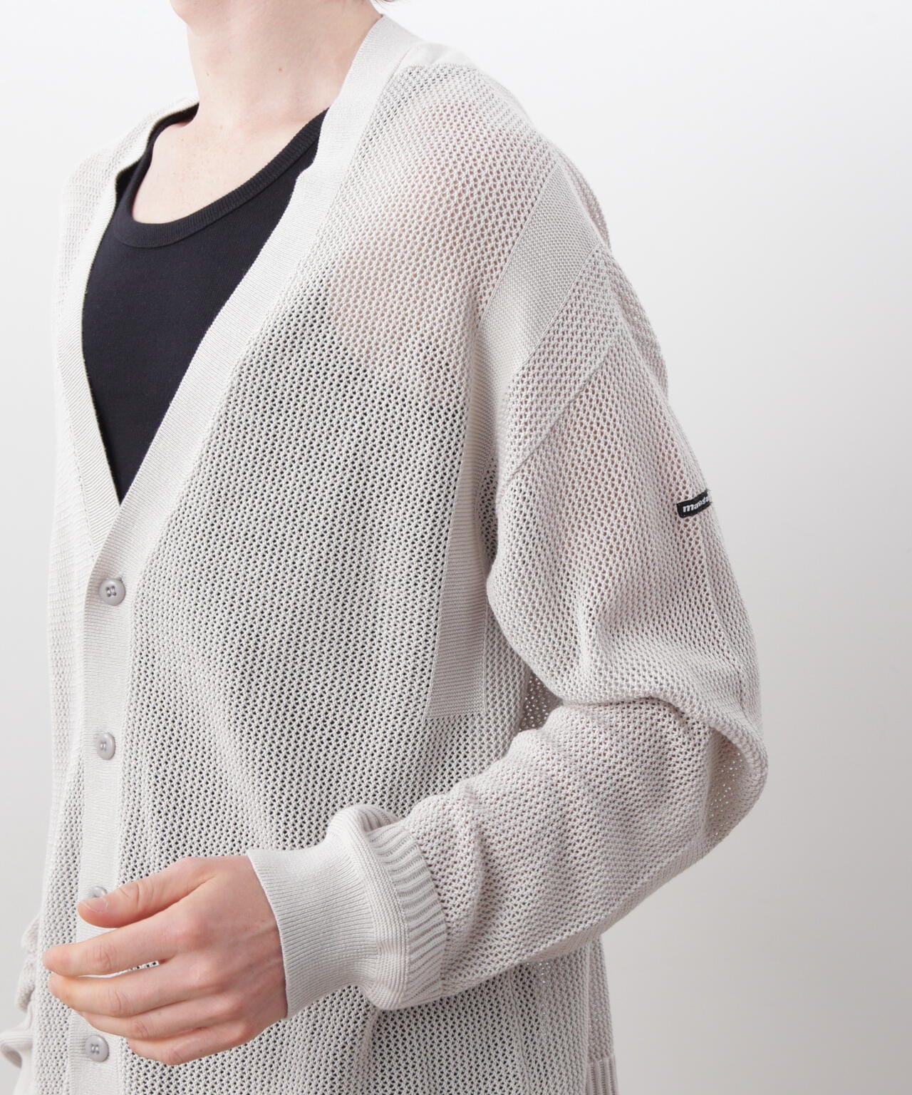 MANASTASH/マナスタッシュ/HEMP MESH CARDIGAN