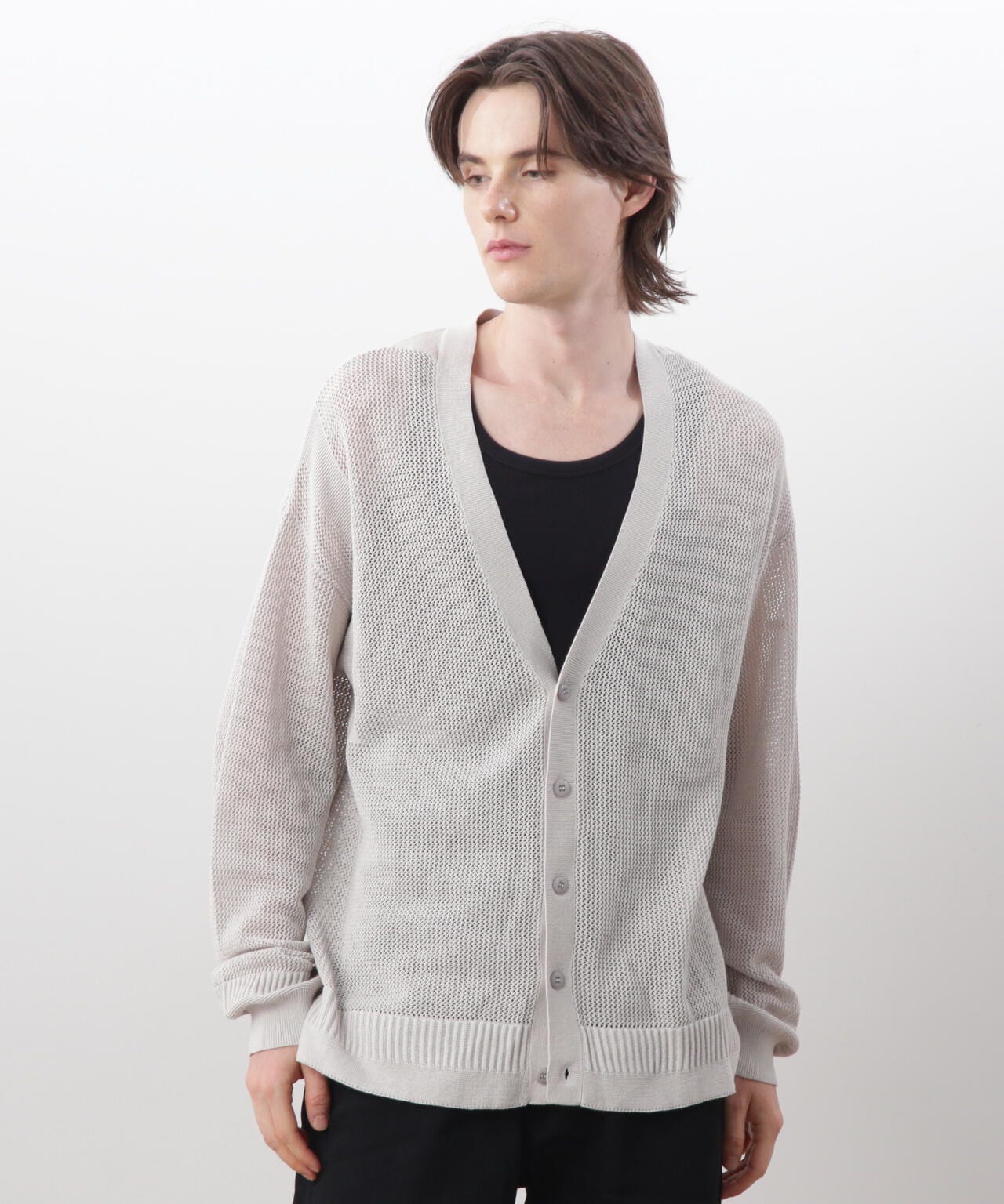 MANASTASH/マナスタッシュ/HEMP MESH CARDIGAN