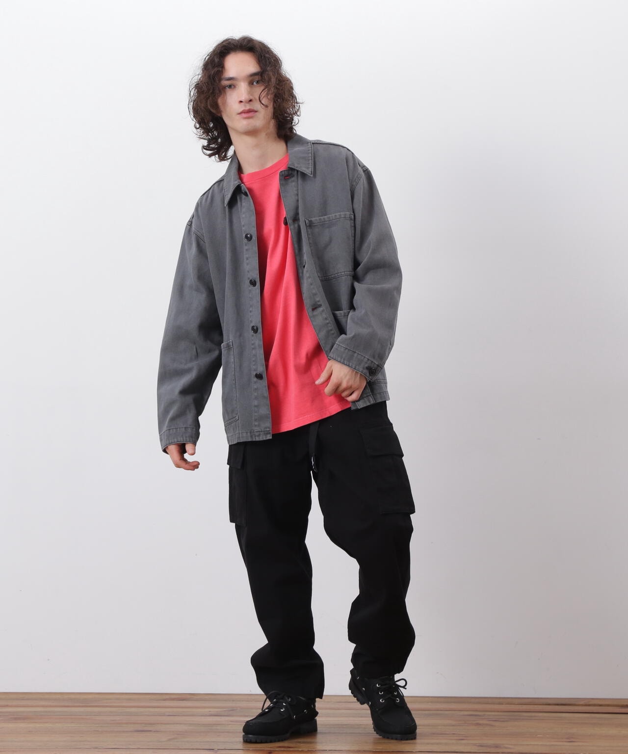 MANASTASH/マナスタッシュ/HEMP WASHED CHORE JACKET