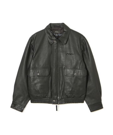 【先行予約 12月上旬-12月中旬入荷予定】MANASTASH/マナスタッシュ/LEATHER MOTOR BLOUSON