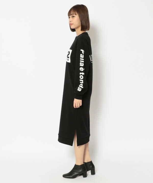 SY32 by SWEET YEARS /エスワイサーティトゥ バイ スィートイヤーズ/BOX LOGO SWEAT ONEPIECE