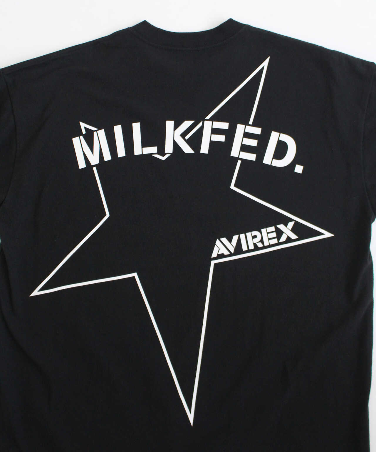 【MILKFED.×AVIREX】ビッグスター Tシャツ ブラック