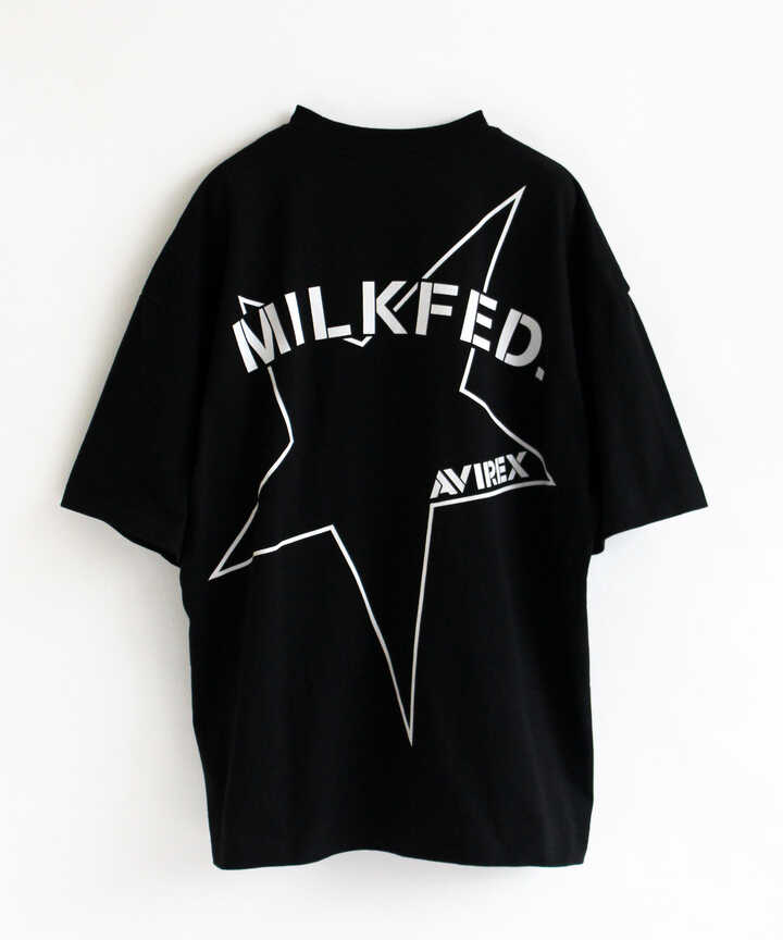 【MILKFED.×AVIREX】ビッグスター Tシャツ/BIG STAR T-SHIRT