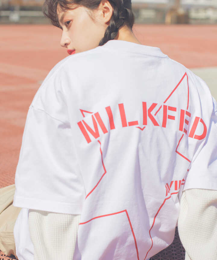 MILKFED.×AVIREX】ビッグスター Tシャツ/BIG STAR T-SHIRT（7932132069