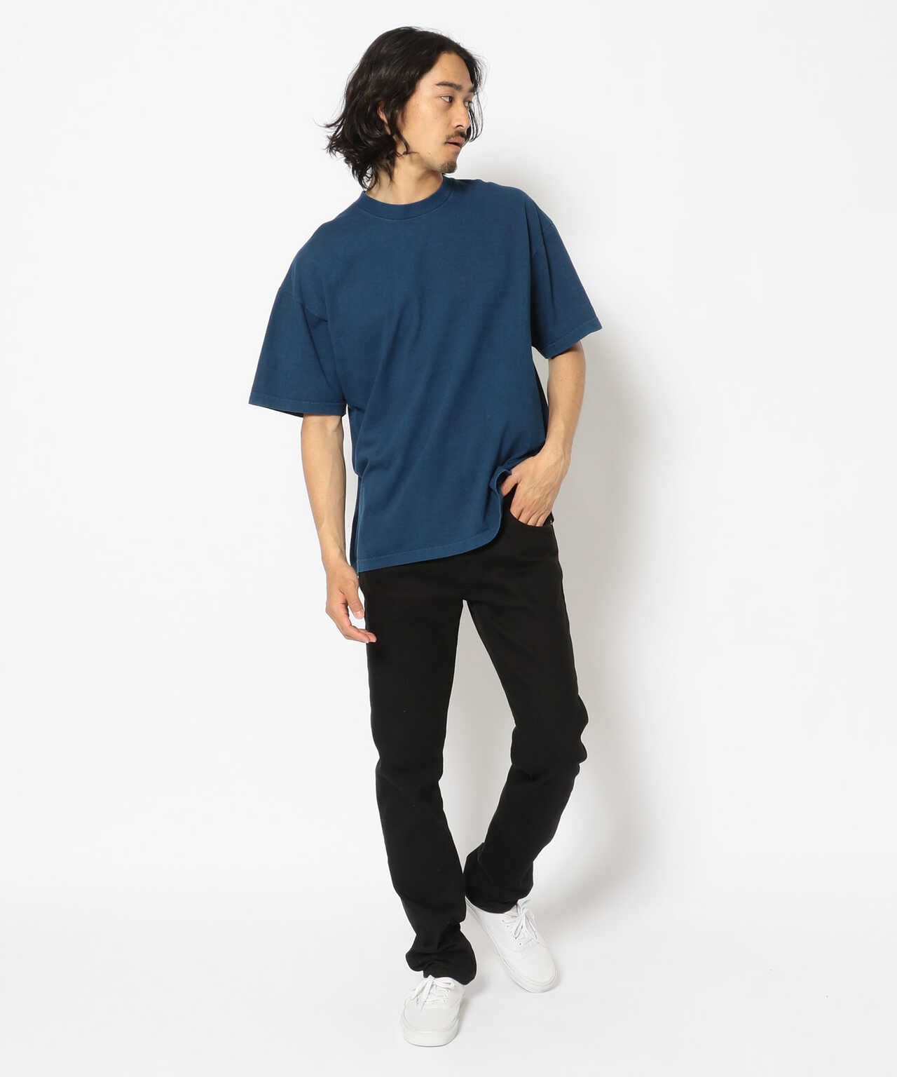 LOS ANGELES APPAREL/ロサンゼルスアパレル INDIGO GD SS TEE