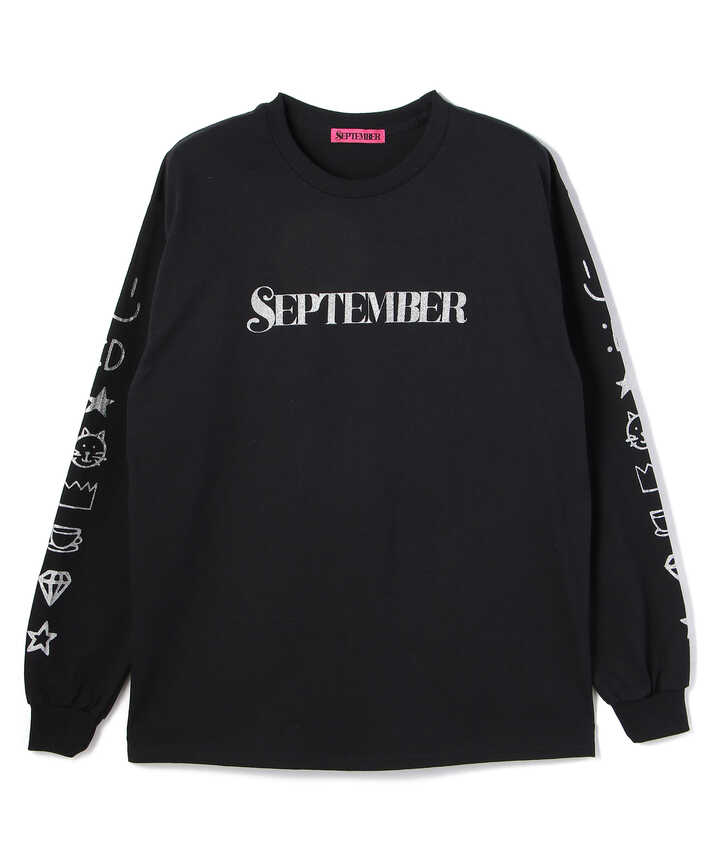 SEPTEMBER/セプテンバー/SEPTEMBER LONG TEE/ロゴロングスリーブT