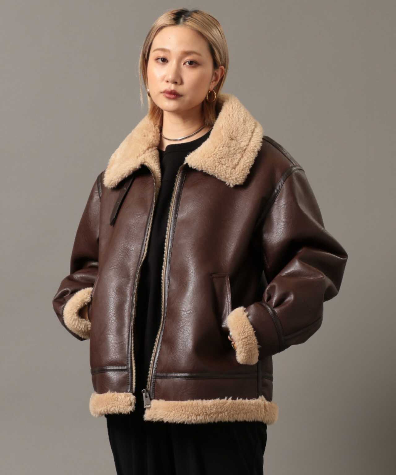 アクレント mouton jacket ムートンジャケット - ジャケット・アウター