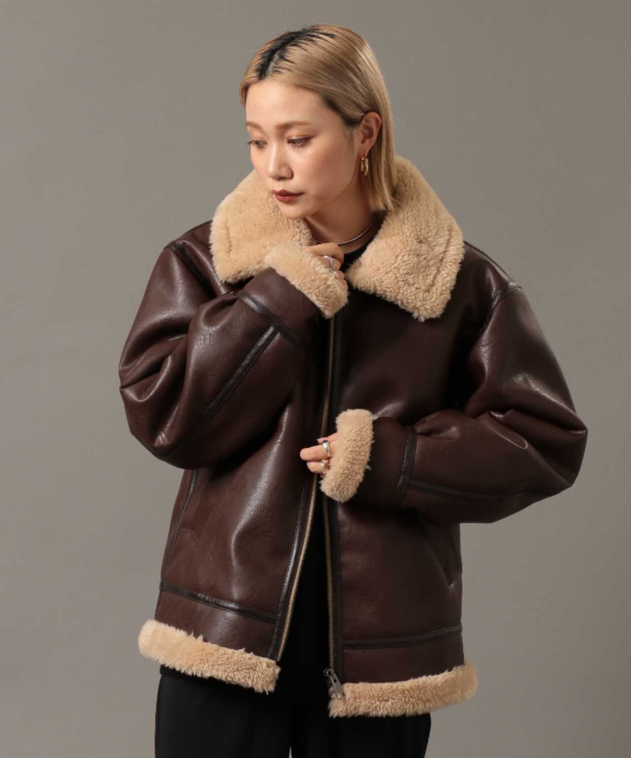 Ameri VINTAGE - ameri 3WAY ECO MOUTON COAT アメリ 新品の+