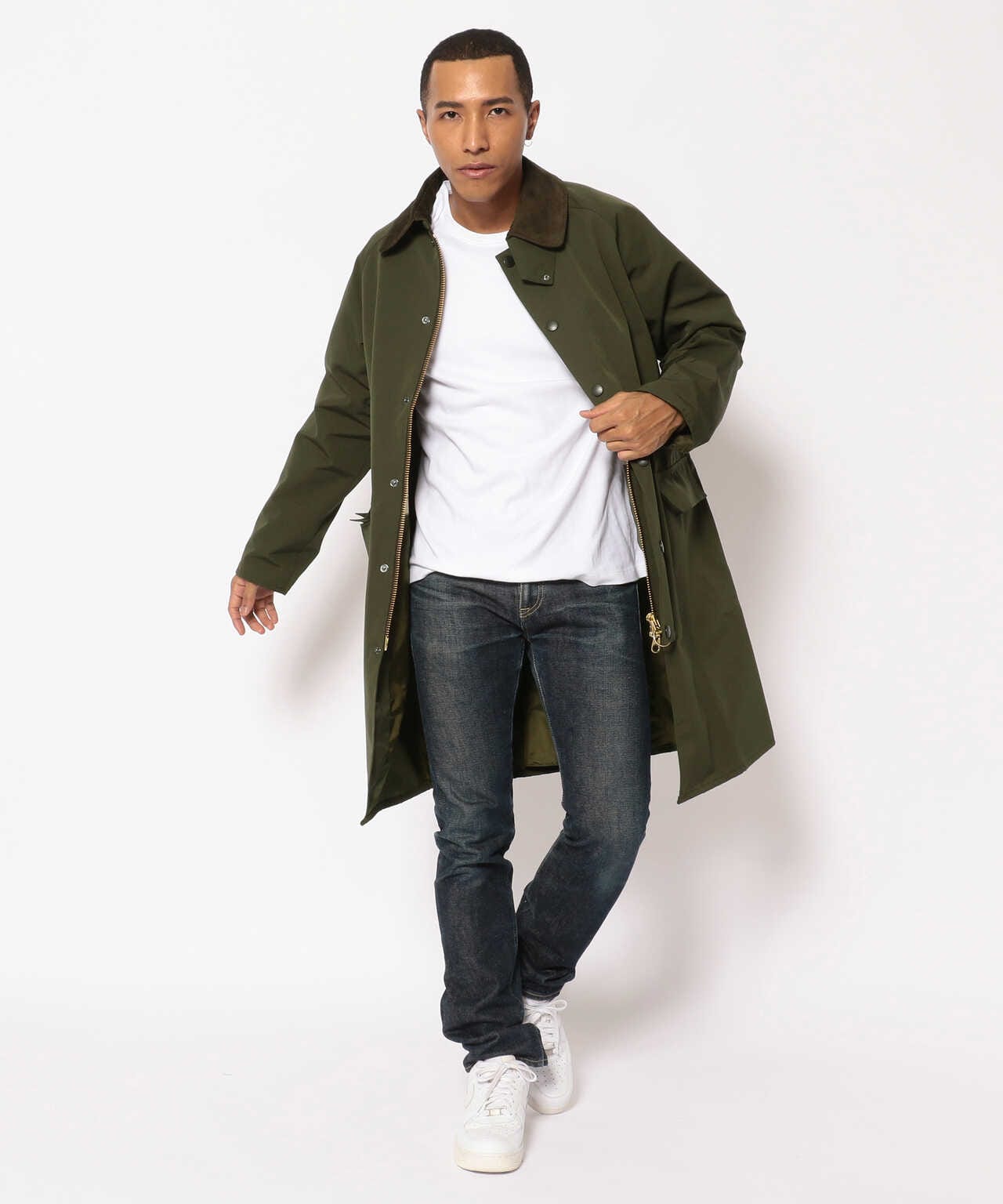 BARBOUR (バブアー) NEW BURGHLEY JACKET 2LAYER ニューバーレー ...