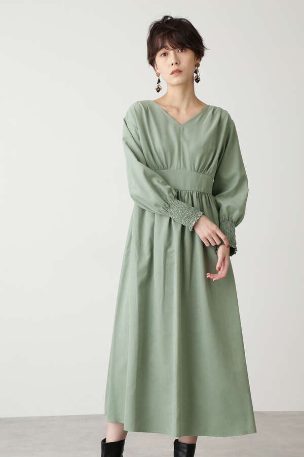 ピーチハイウエストマキシワンピース N Natural Beauty Basic サンエービーディーオンラインストア Sanei Online Store