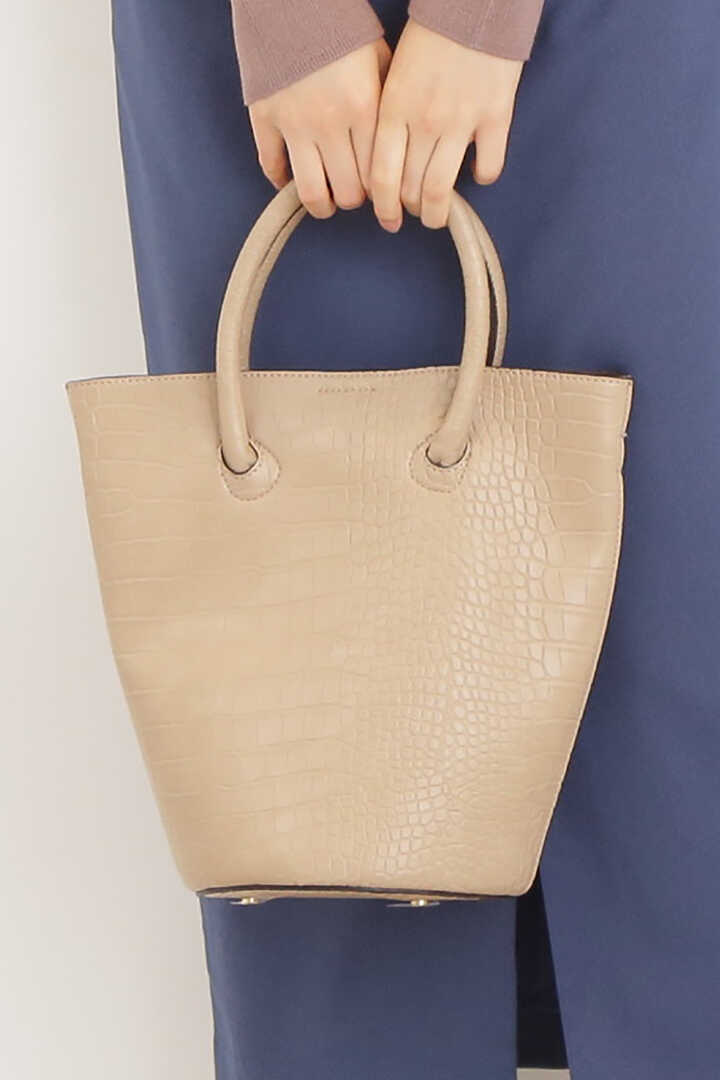 TRAPEZES WIDE TOTE カラー BEIGE - トートバッグ