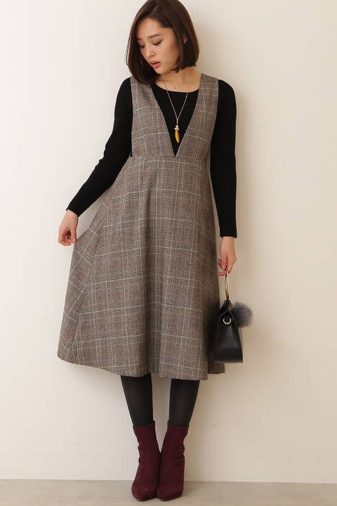 フレアジャンパースカート ワンピース ドレス N Natural Beauty Basic エヌ ナチュラルビューティーベーシック のファッション通販mix Tokyo
