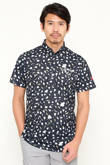 【石川プロ着用】RED LABEL フラワープリント半袖シャツ (MENS)