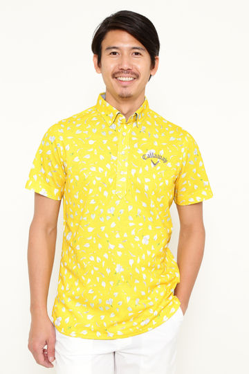 【石川プロ着用】RED LABEL フラワープリント半袖シャツ (MENS)