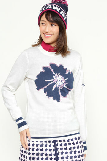 フラワージャガードニット (WOMENS)