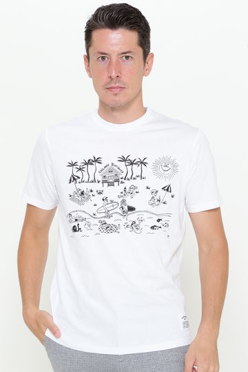 【夏季限定販売】キャロウェイ ビーチハウスプリントTシャツ(MENS)