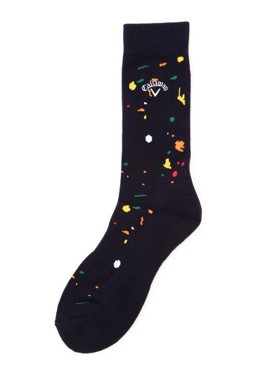 キャロウェイ スプラッシュ柄 ミドルソックス(MENS)