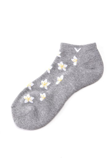 キャロウェイ プルメリア柄 アンクルソックス(WOMENS)