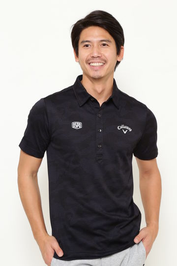 【石川プロ着用】シェブロンカモフラ レギュラーカラーシャツ (MENS)
