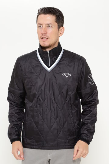 4WAYハーフジップ中綿ブルゾン (MENS)