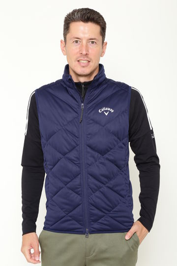【石川プロ着用】【STAR STRETCH】フルジップ中綿ベスト (MENS)