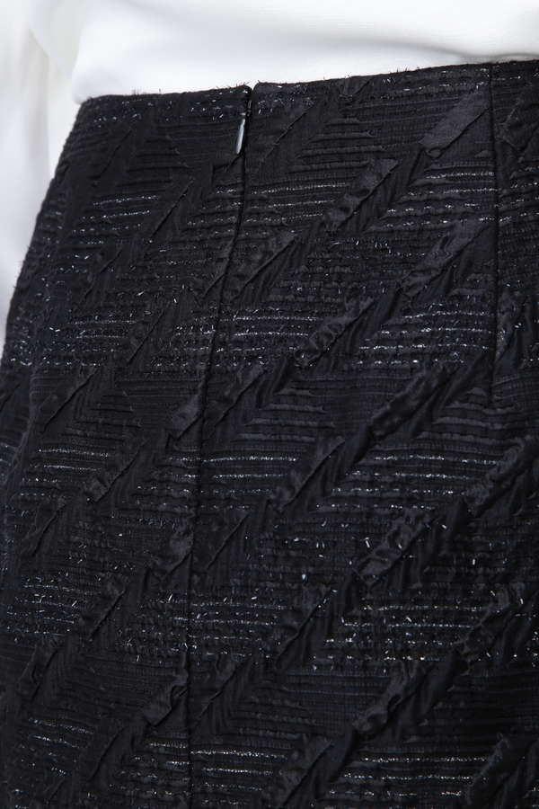 《BLACK LABEL》ラメフローティングジャガードタイトスカート