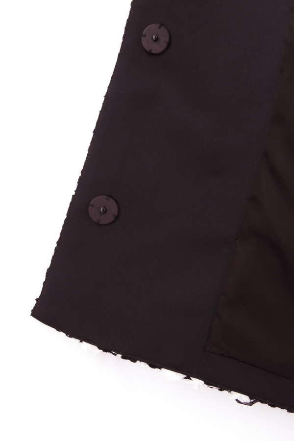 《BLACK LABEL》マリアツイードノーカラージャケット
