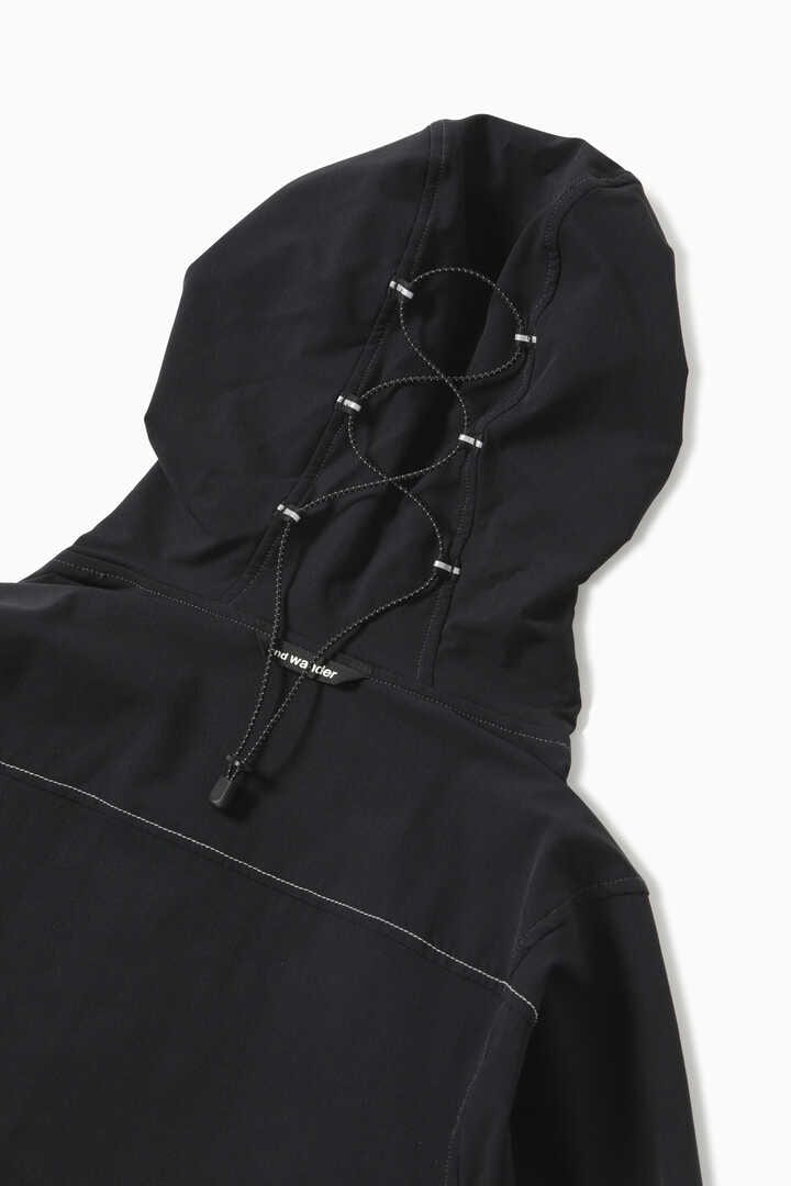 nylon double cloth hoodie