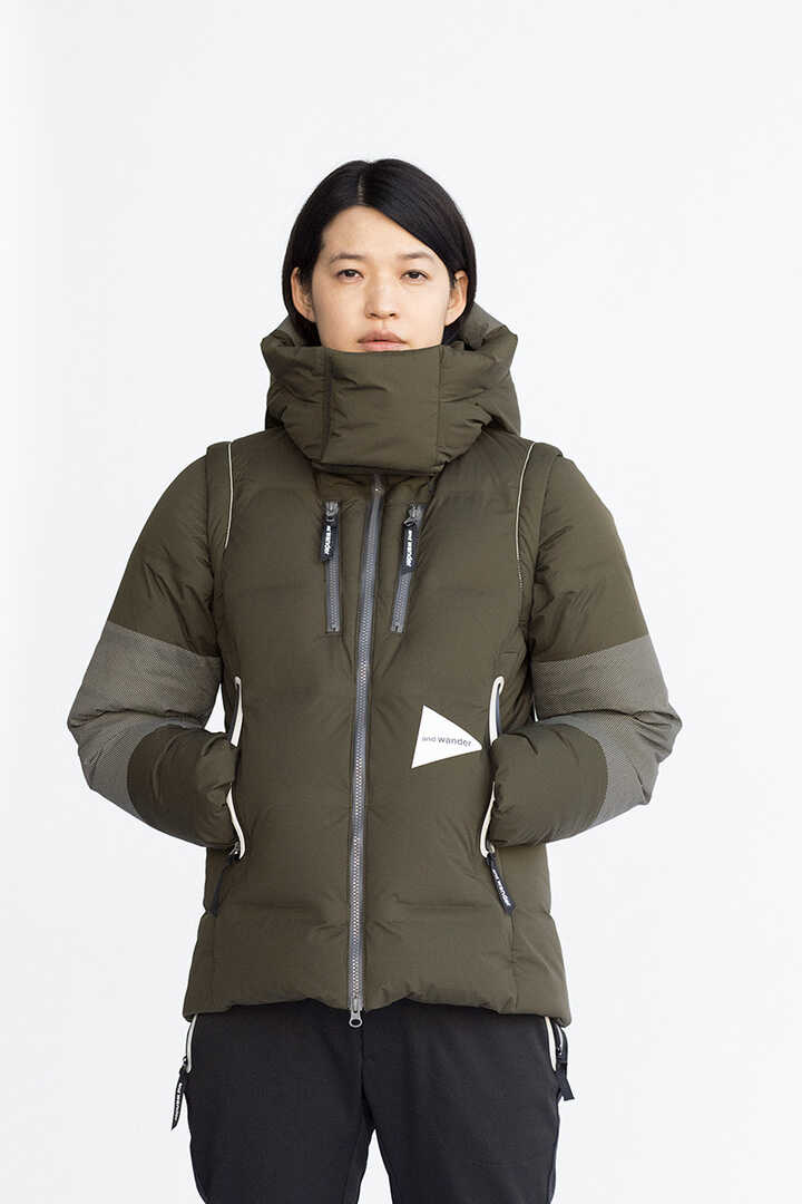 heather rip down jacket | outerwear | and wander ONLINE STORE