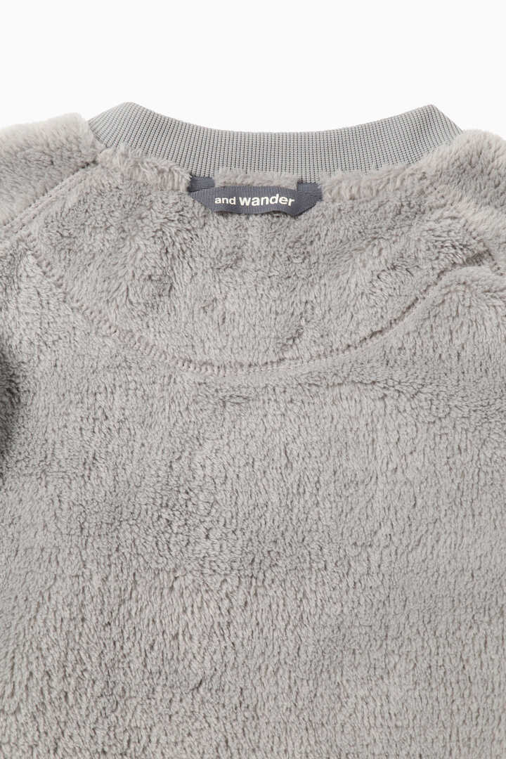 high loft fleece pullover | cut_knit | and wander ONLINE STORE