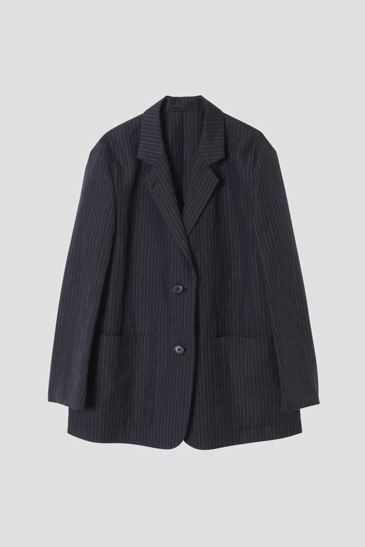 CHALK STRIPE LINEN WOOL1
