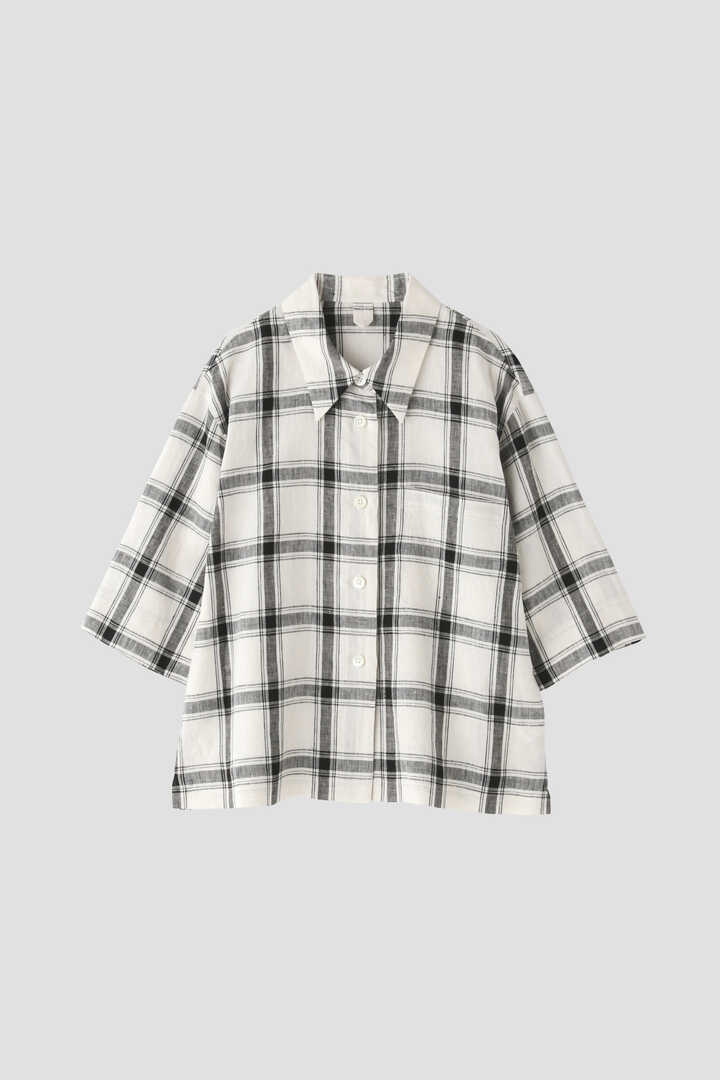 LARGE CHECK LINEN1
