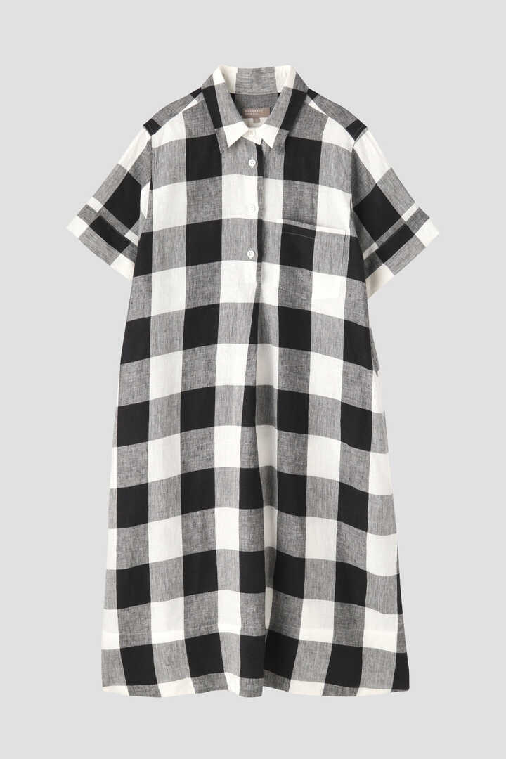 LARGE CHECK LINEN1