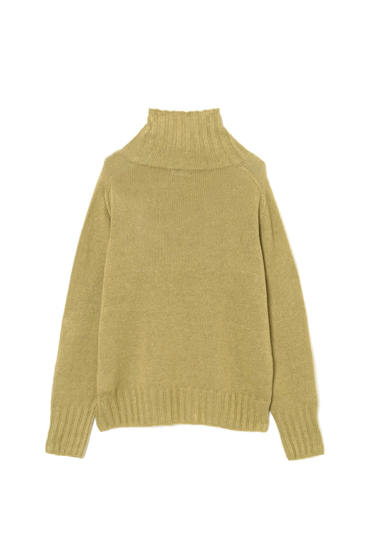 LINEN COTTON WIDE ROLL NECK11