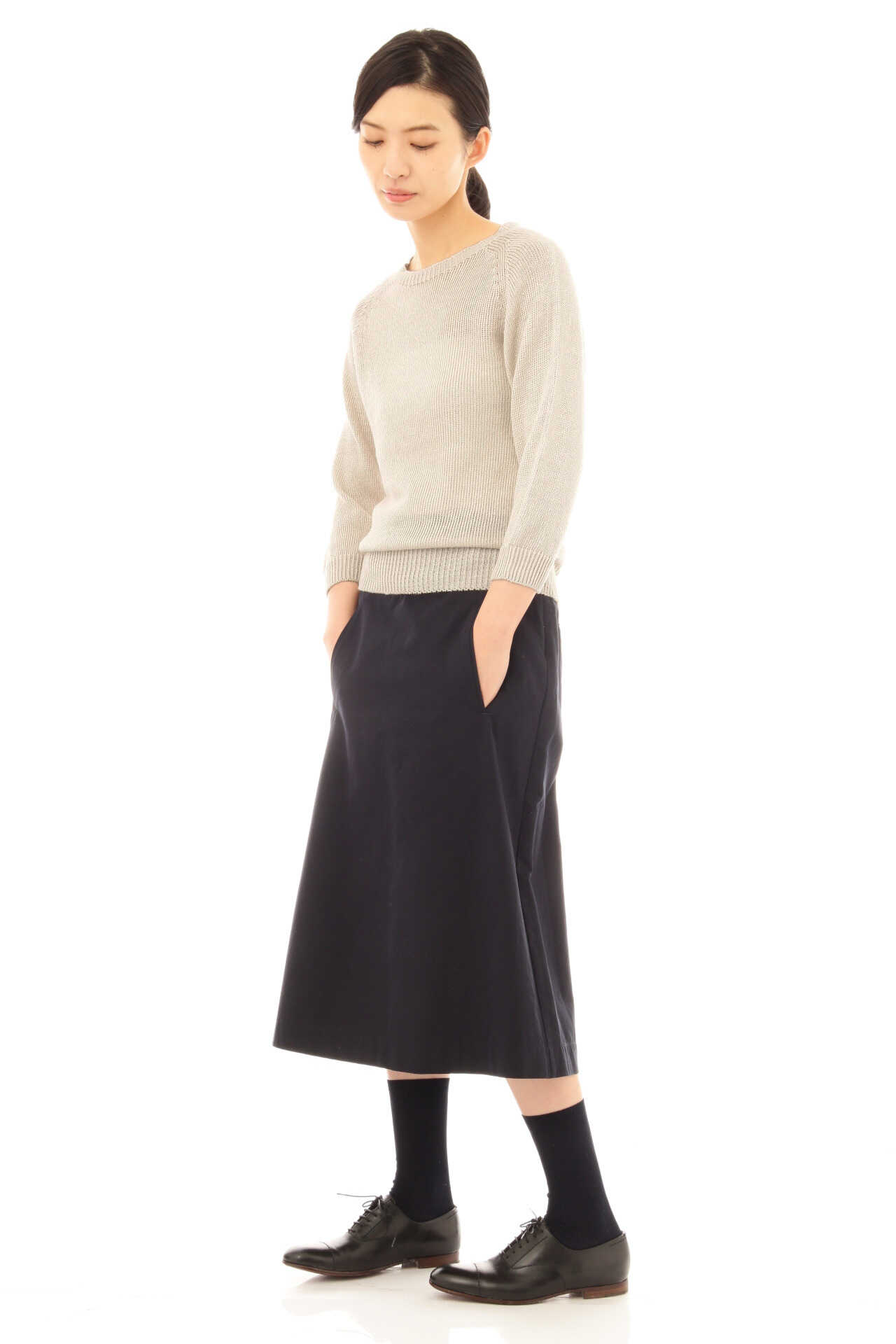 LINEN COTTON CREW NECK8