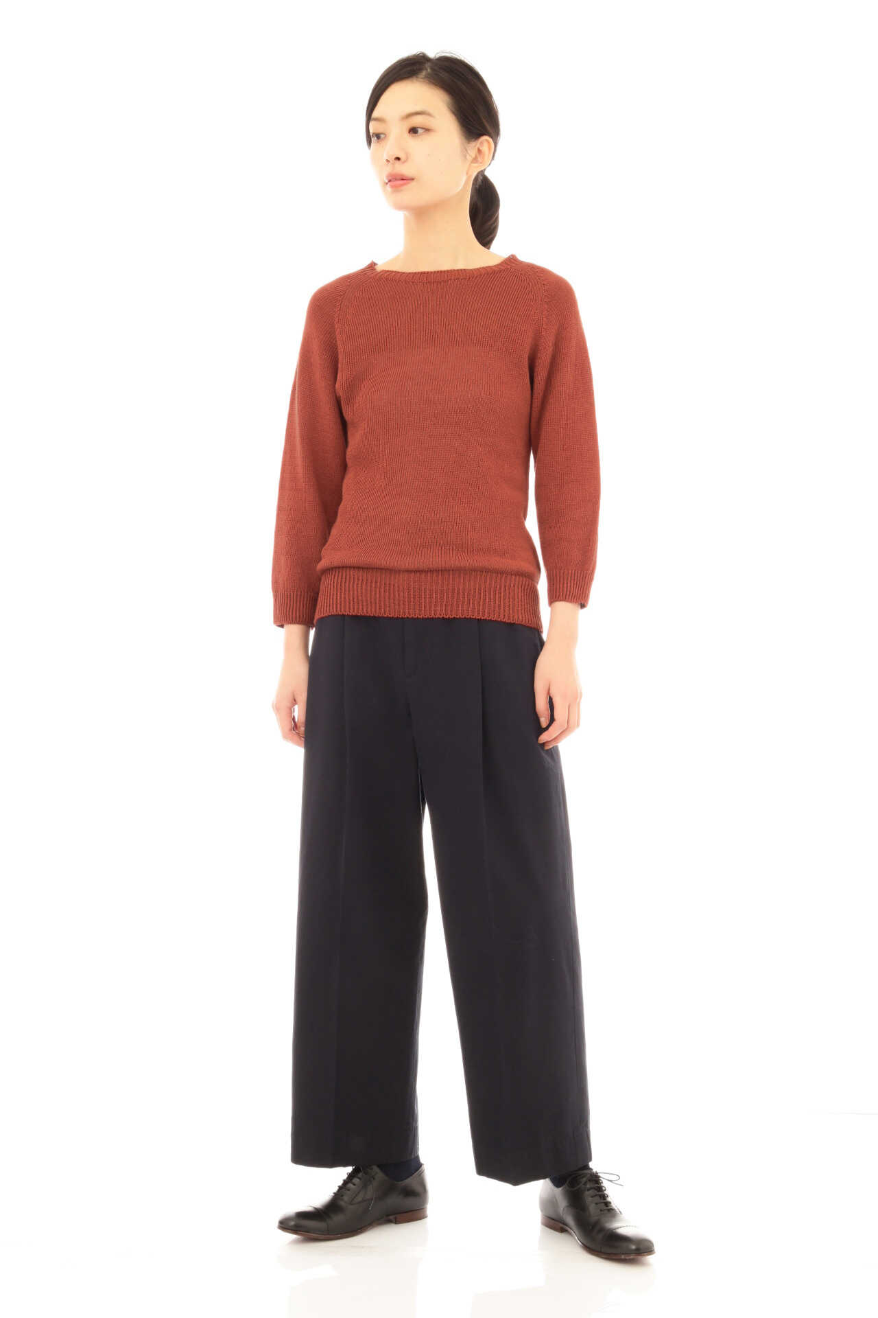 LINEN COTTON CREW NECK12