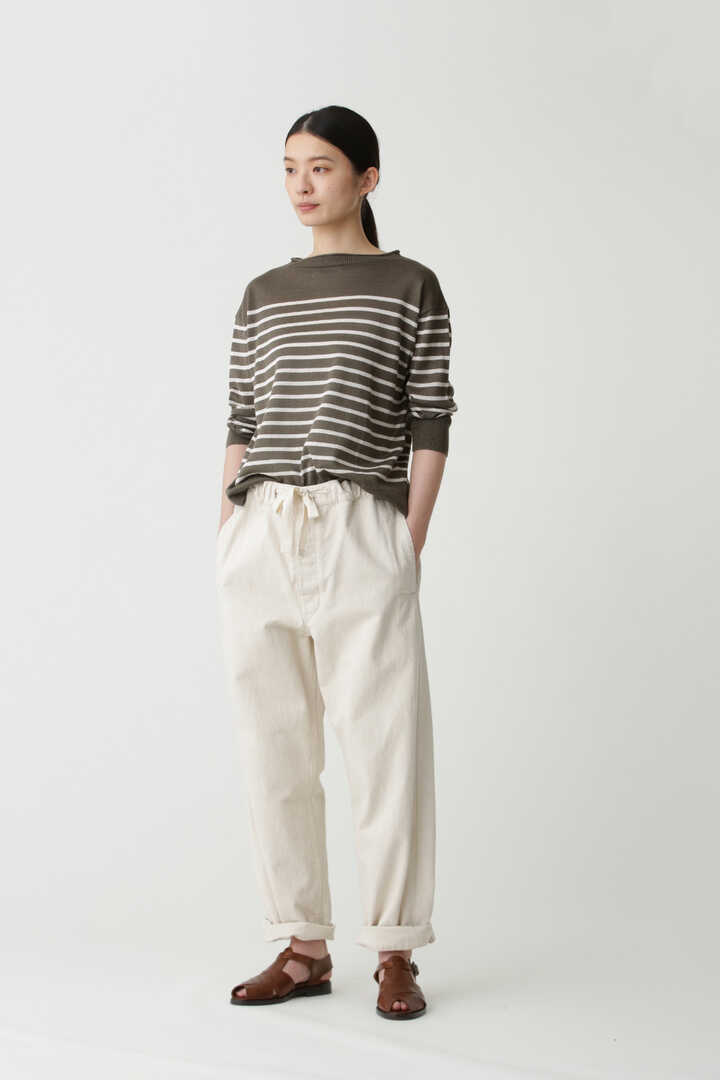 LINEN SILK BOAT NECK3