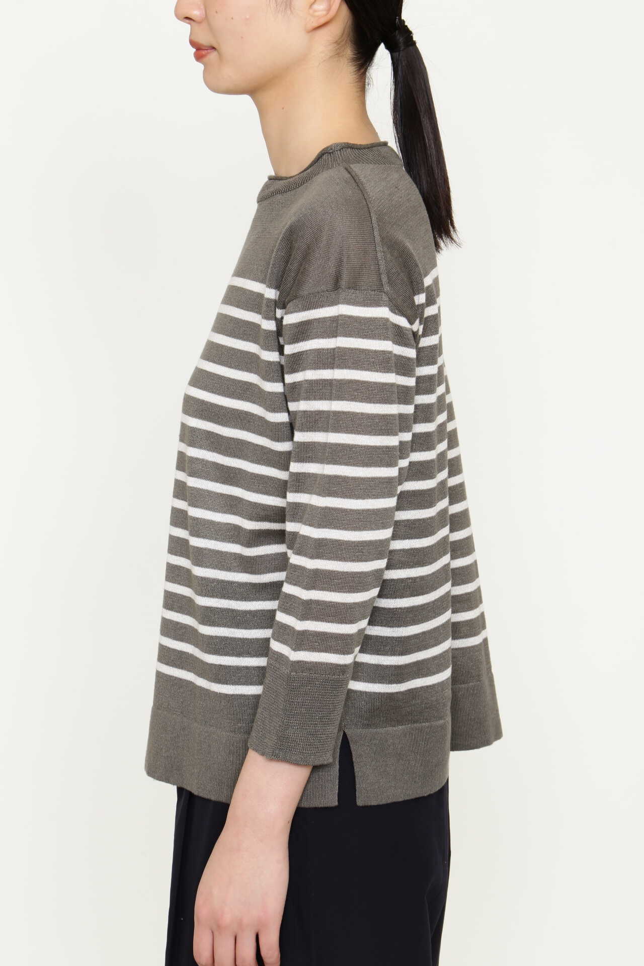LINEN SILK BOAT NECK5