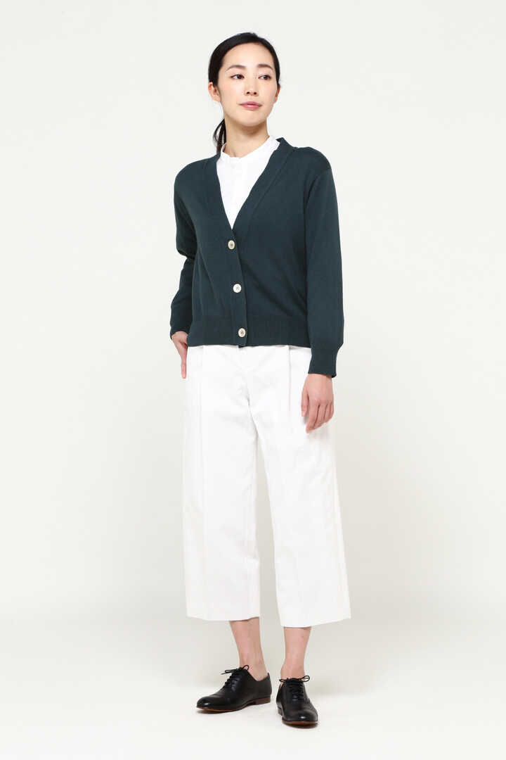 COTTON CASHMERE V NECK CARDIGAN3