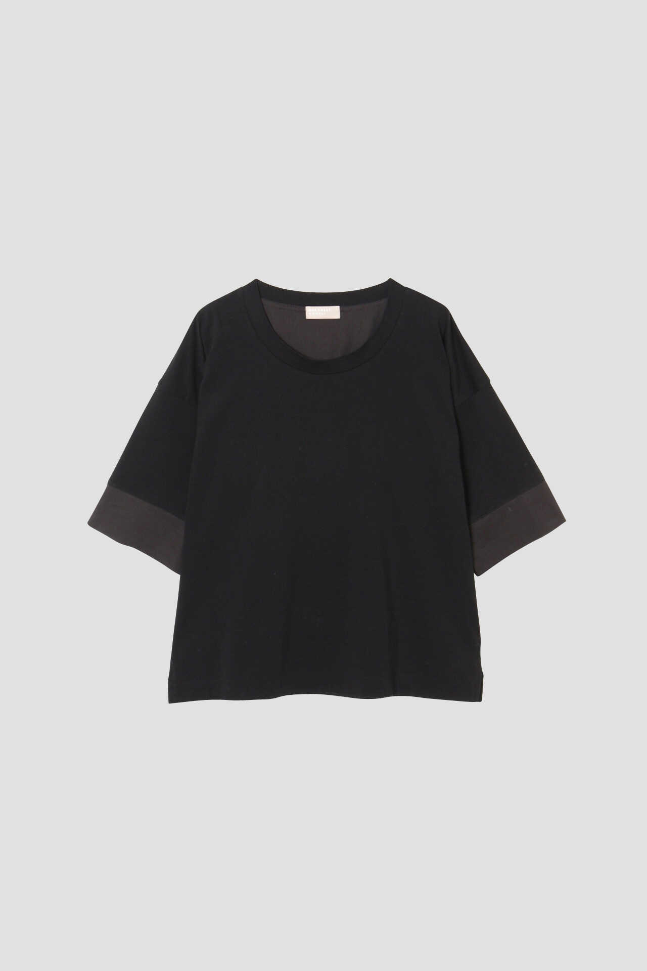 WOVEN CUFF T SHIRT1