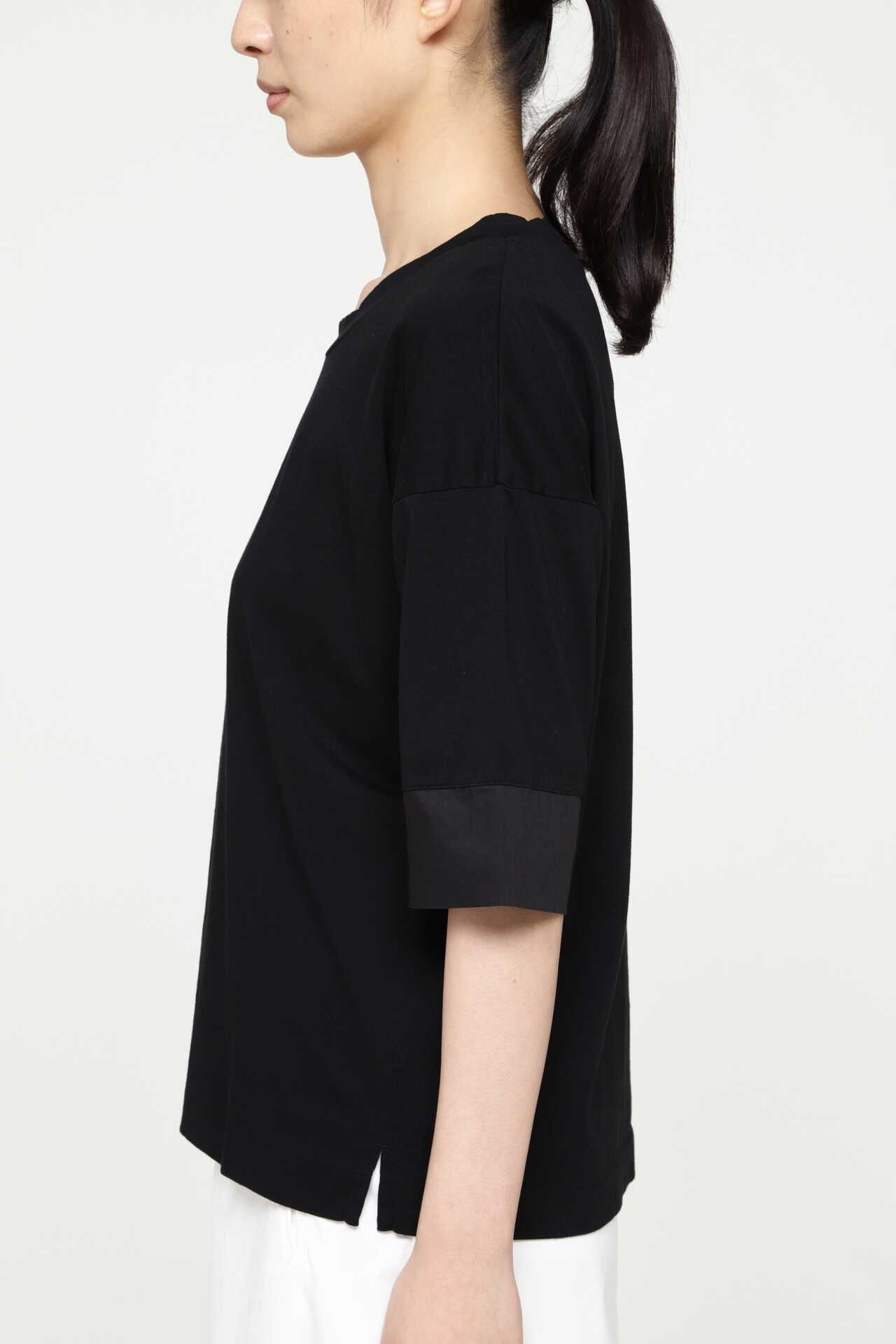 WOVEN CUFF T SHIRT5