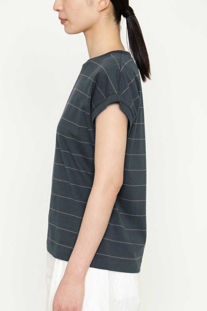 COTTON STRIPE SLOUCHY T SHIRT4