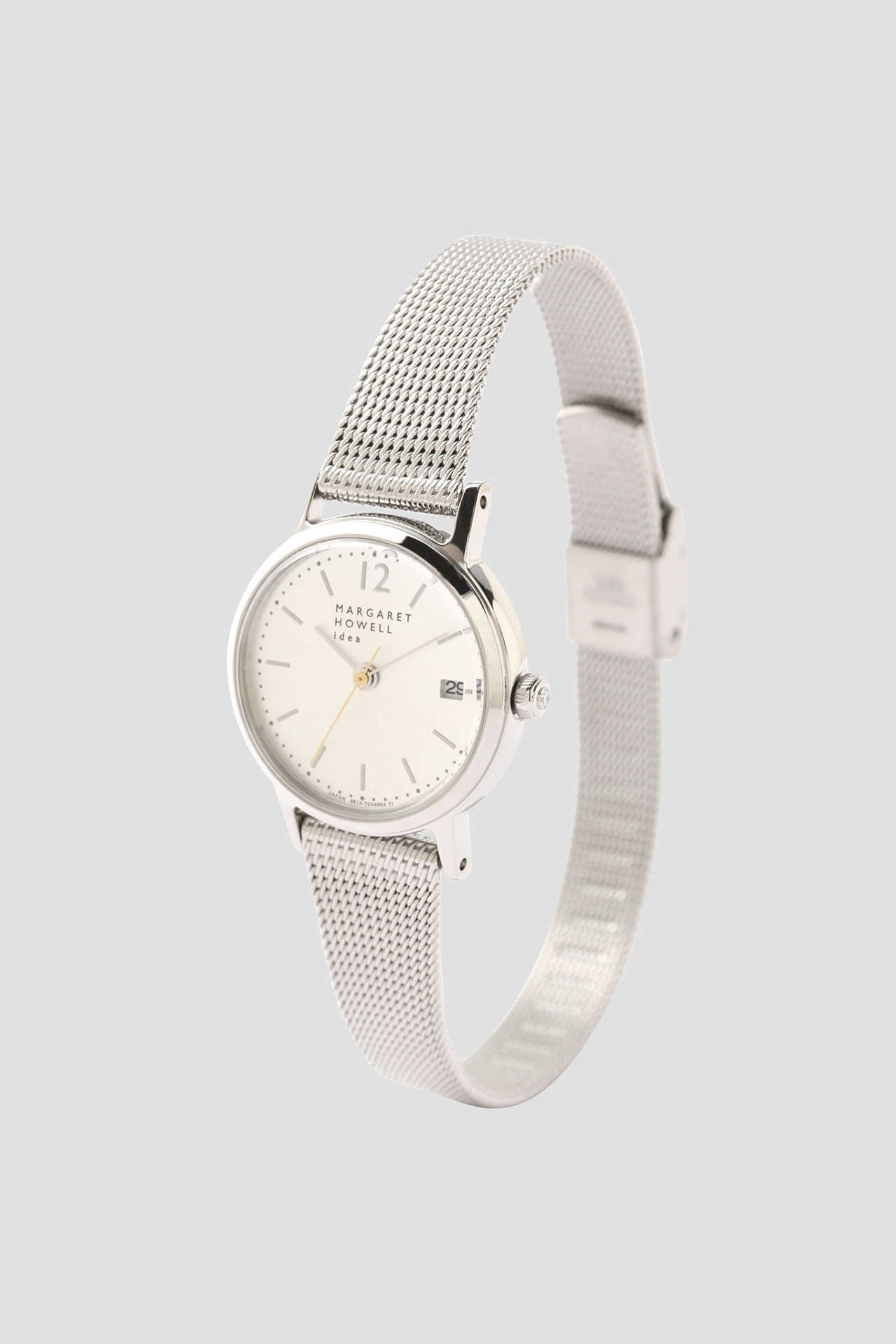 MESH BAND DATE WATCH1