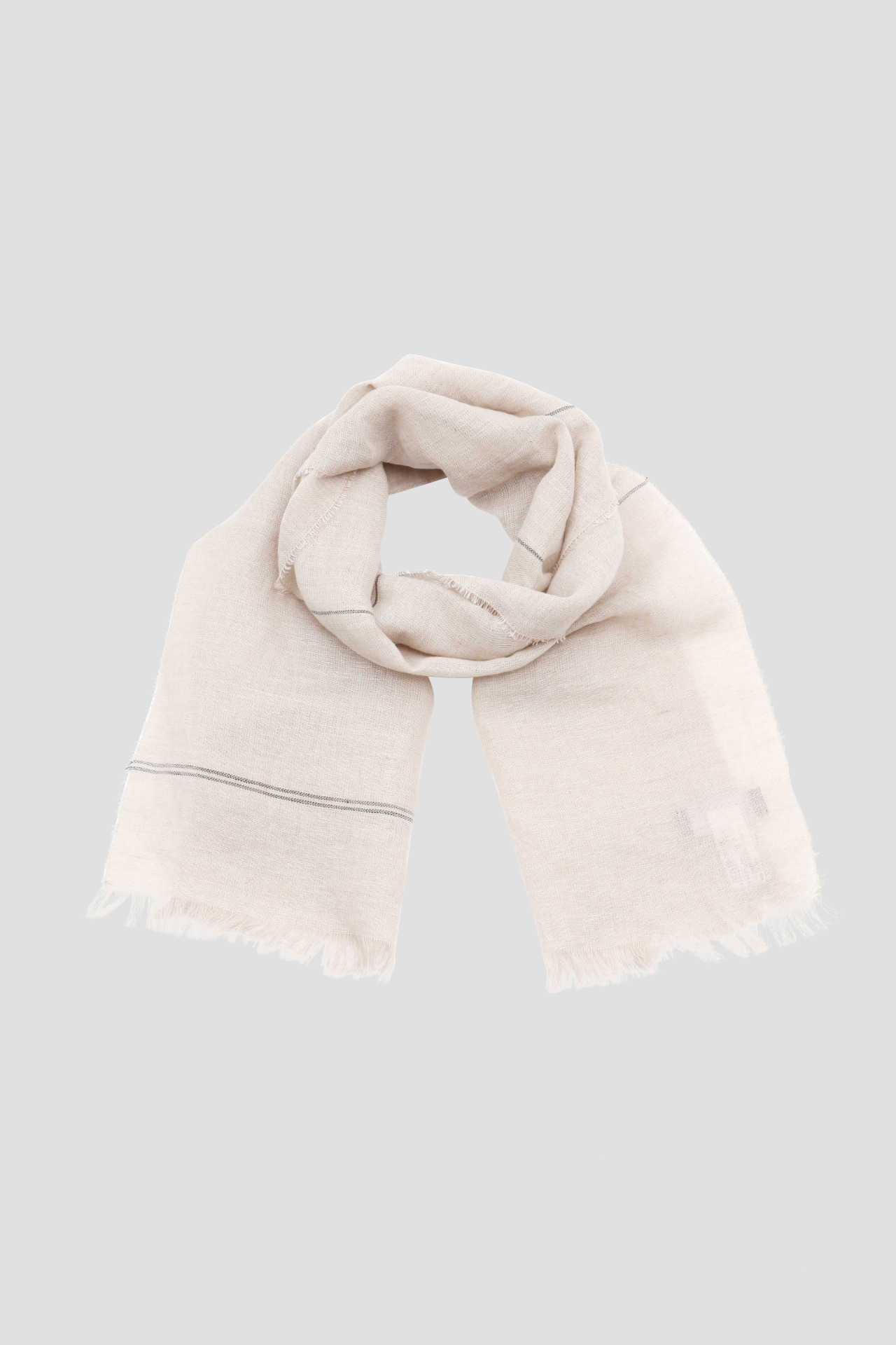 COTTON LINEN STRIPE SCARF4