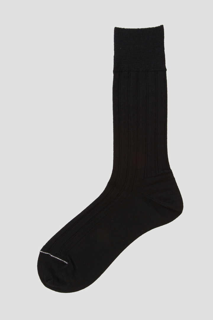 SHORT RIB WOOL SOCK1