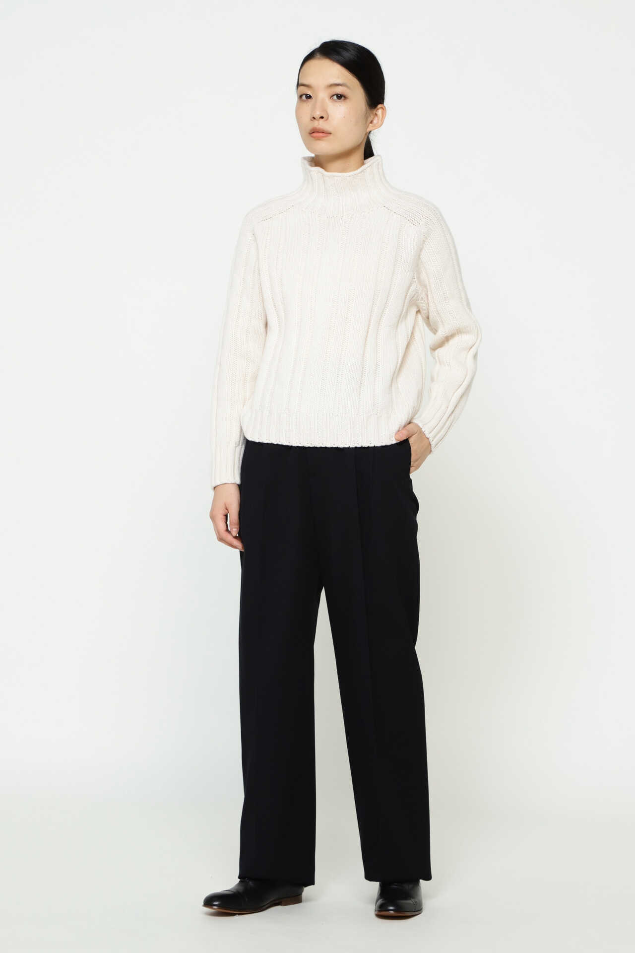 HICK NECK RIBBED JUMPER8