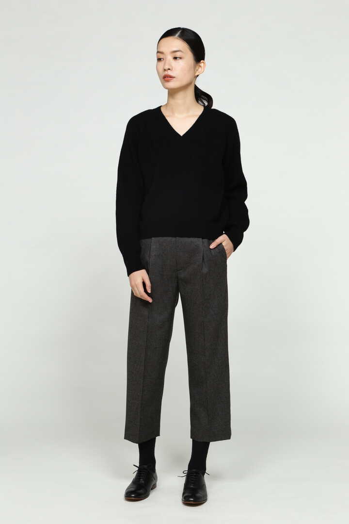 WOOL CASHMERE SILK V NECK JUMP3