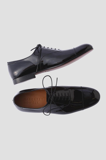 PATENT SLIM LACE UP | MARGARET HOWELL | MARGARET 